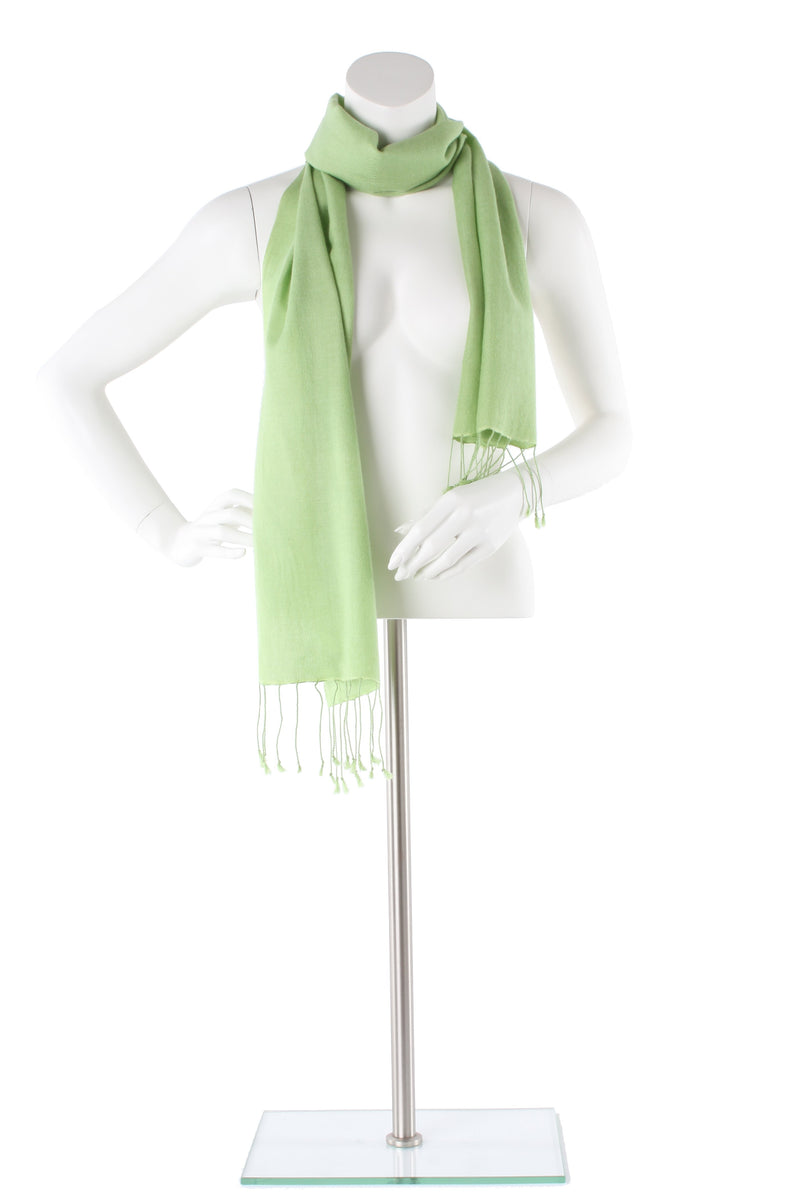 Pear Cashmere and Silk Scarf