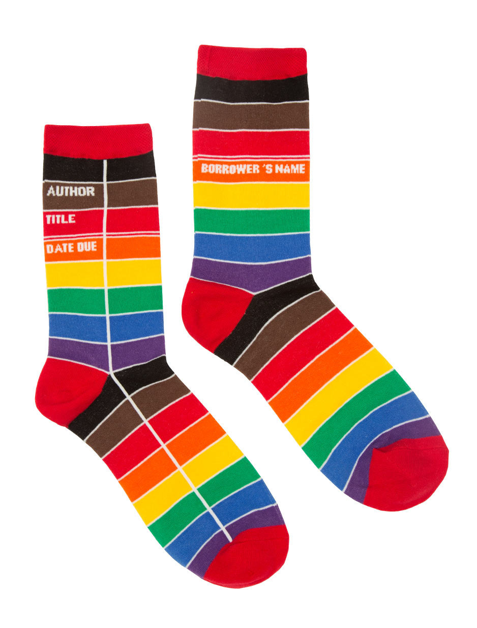 Library Pride Adult Socks