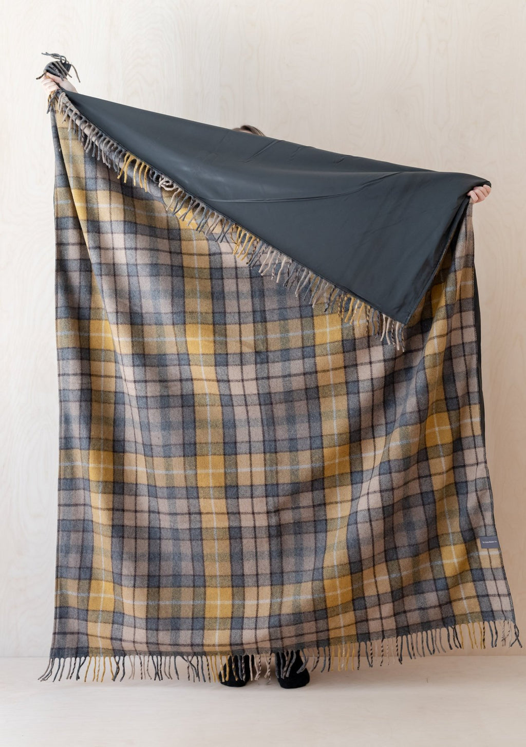 Buchanan Natural Tartan Picnic Blanket