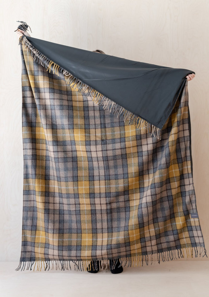 Buchanan Natural Tartan Picnic Blanket