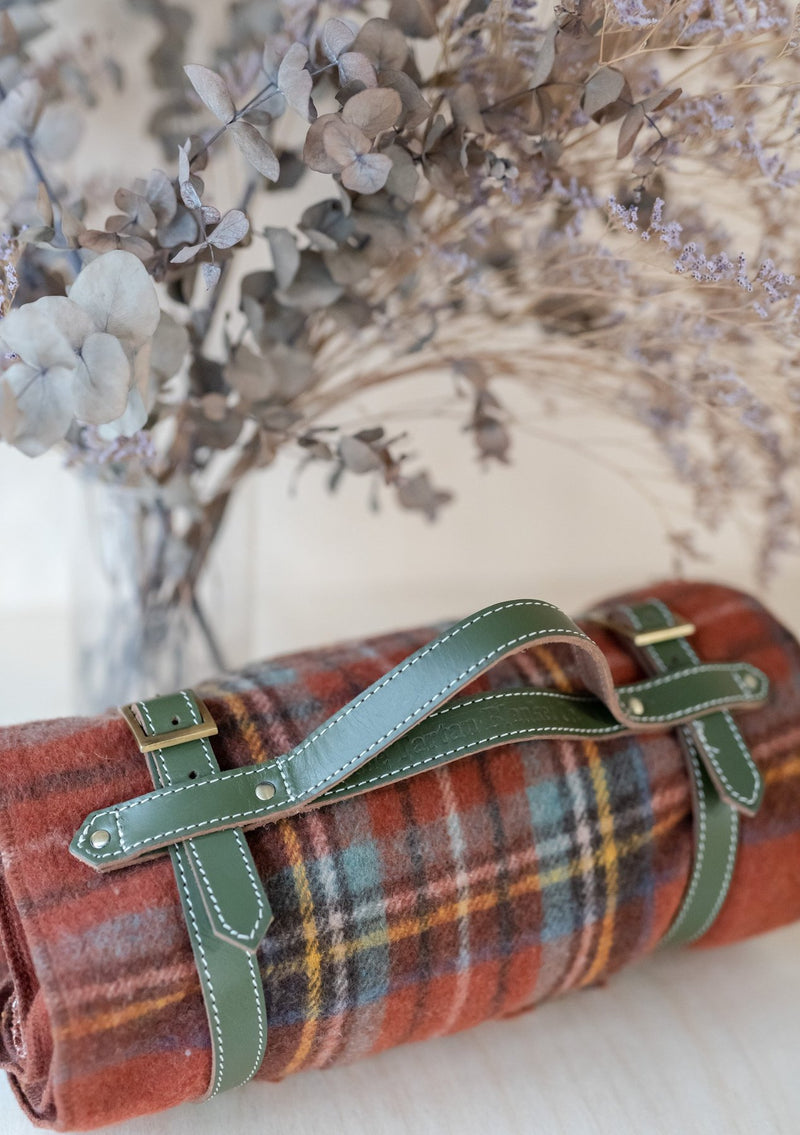 Stewart Royal Antique Tartan Picnic Blanket