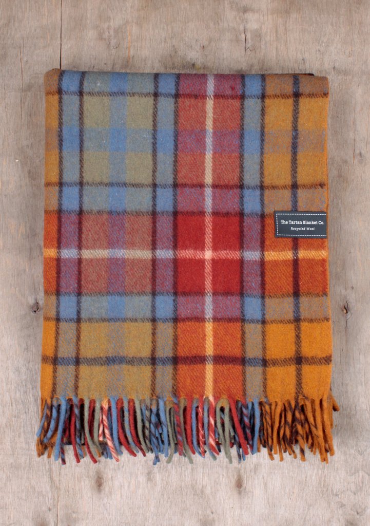 Buchanan Antique Tartan Recycled Wool Blanket