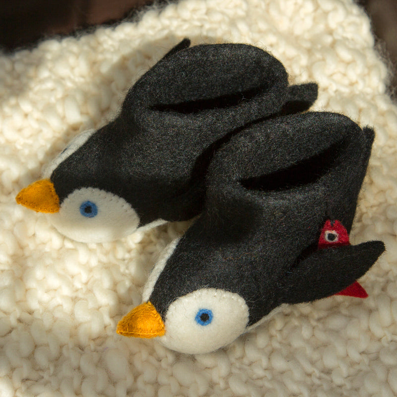 Children's Penguin Slippers