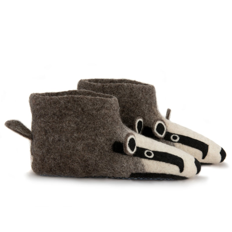 Adult's Badger Slippers