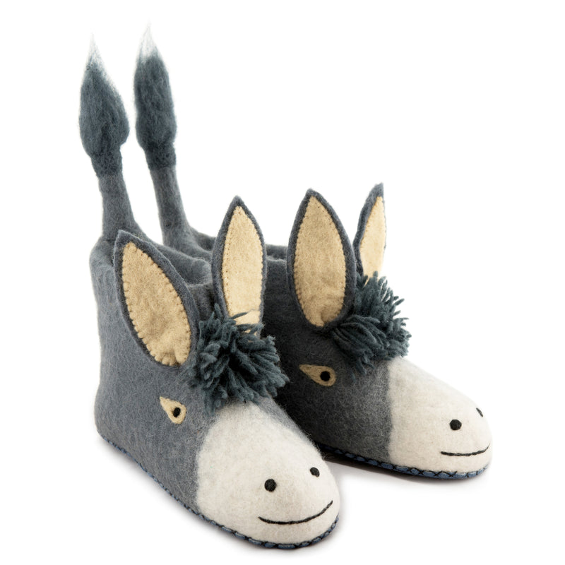 Adult's Donkey Slippers