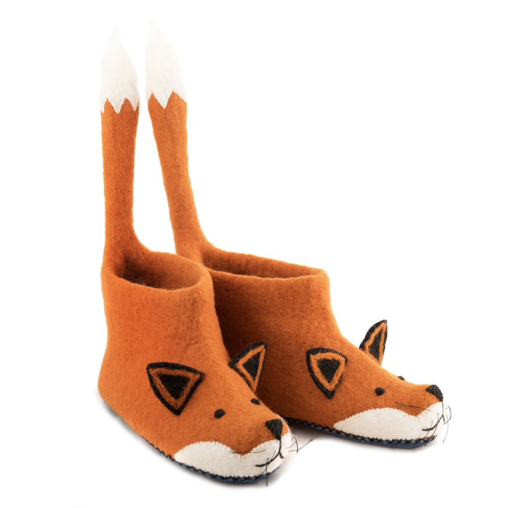 Adult's Fox Slippers