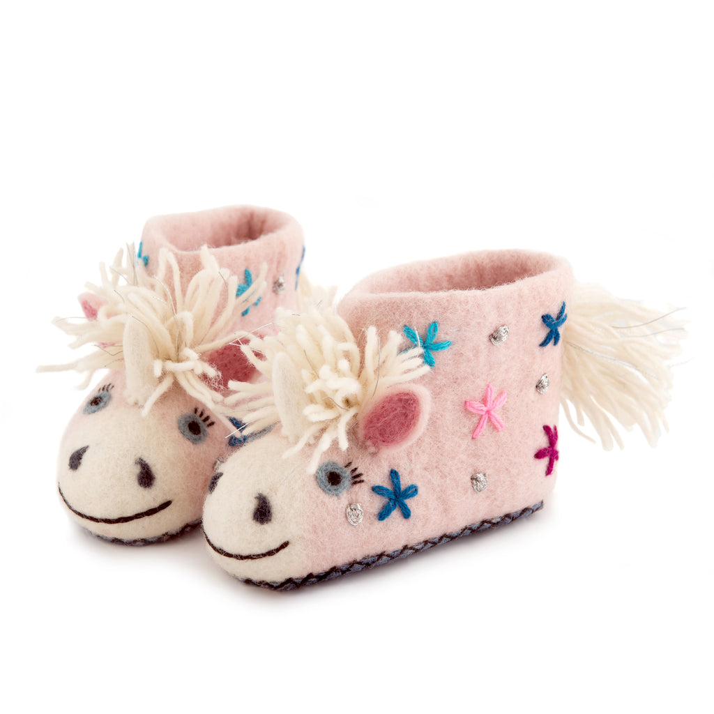 Children's Unicorn Slippers