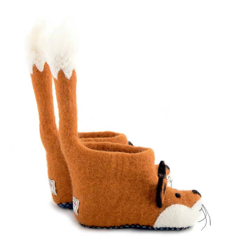 Children's Fox Slippers