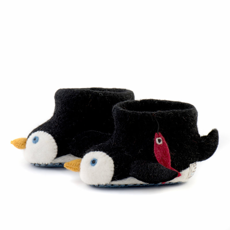 Children's Penguin Slippers