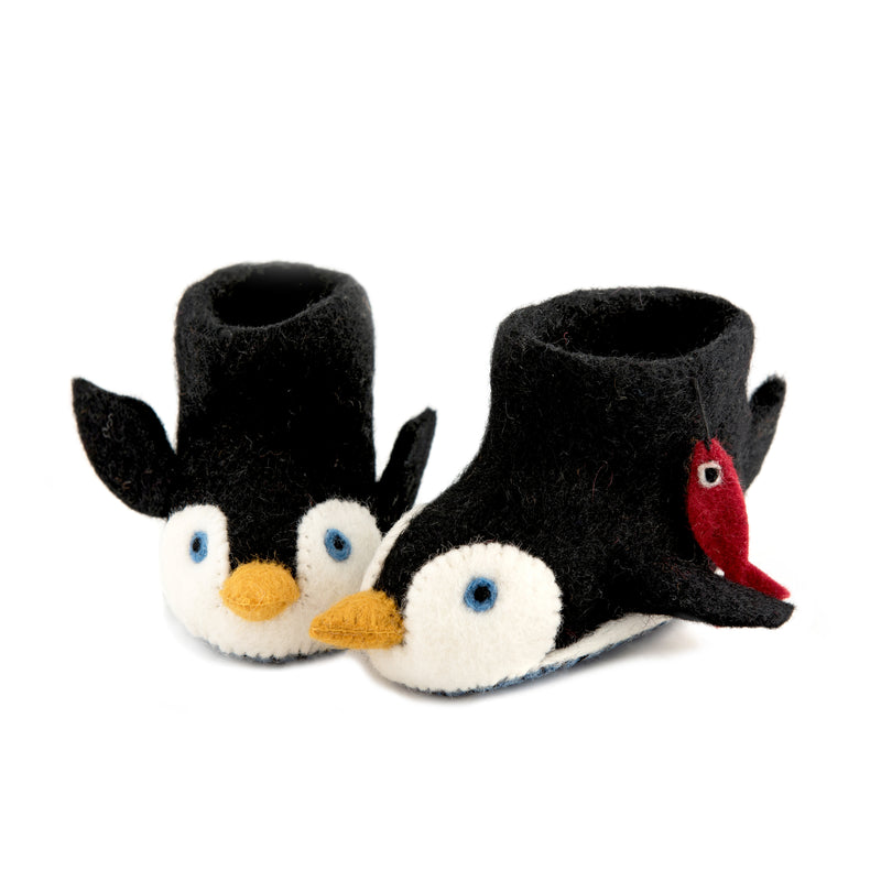 Children's Penguin Slippers