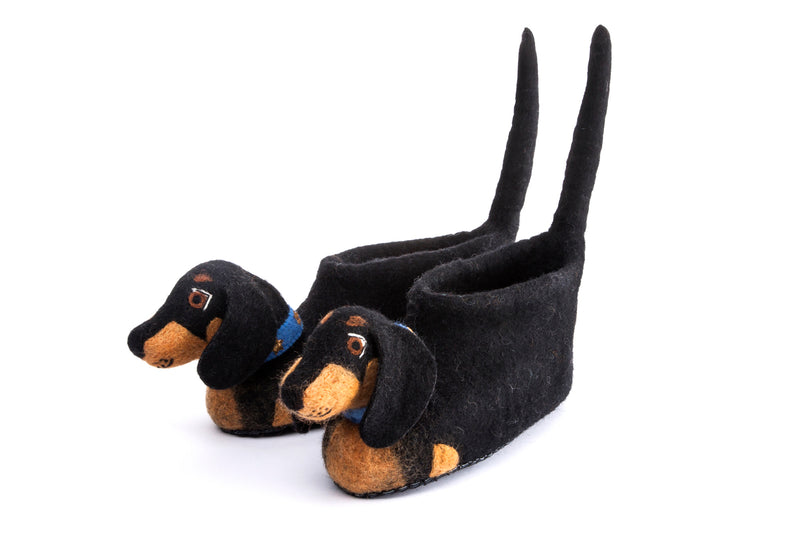 Adult's Dachshund Slippers