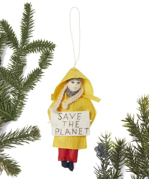 Greta Thunberg Ornament