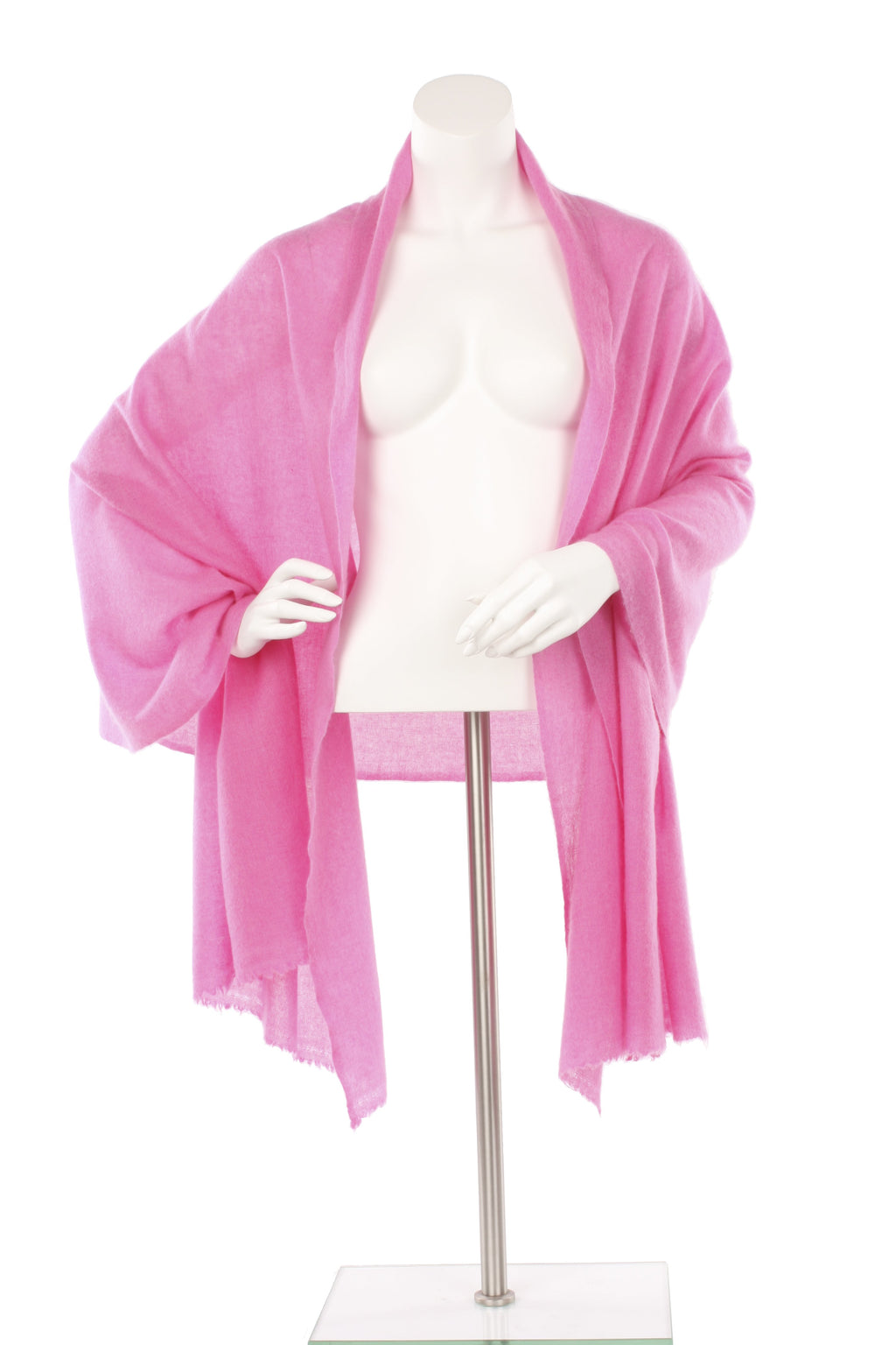 Musk Pink Cashmere Oversized Scarf