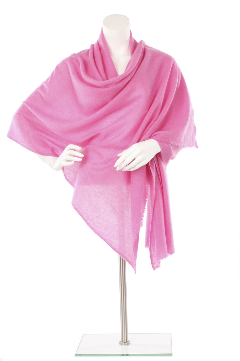 Musk Pink Cashmere Oversized Scarf