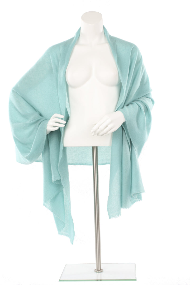 Spruce Green Cashmere Oversized Scarf