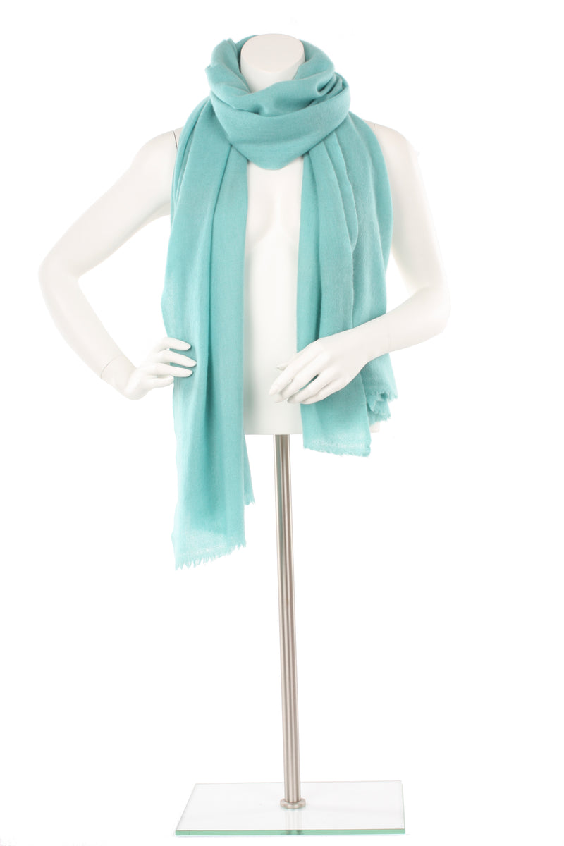 Spruce Green Cashmere Oversized Scarf