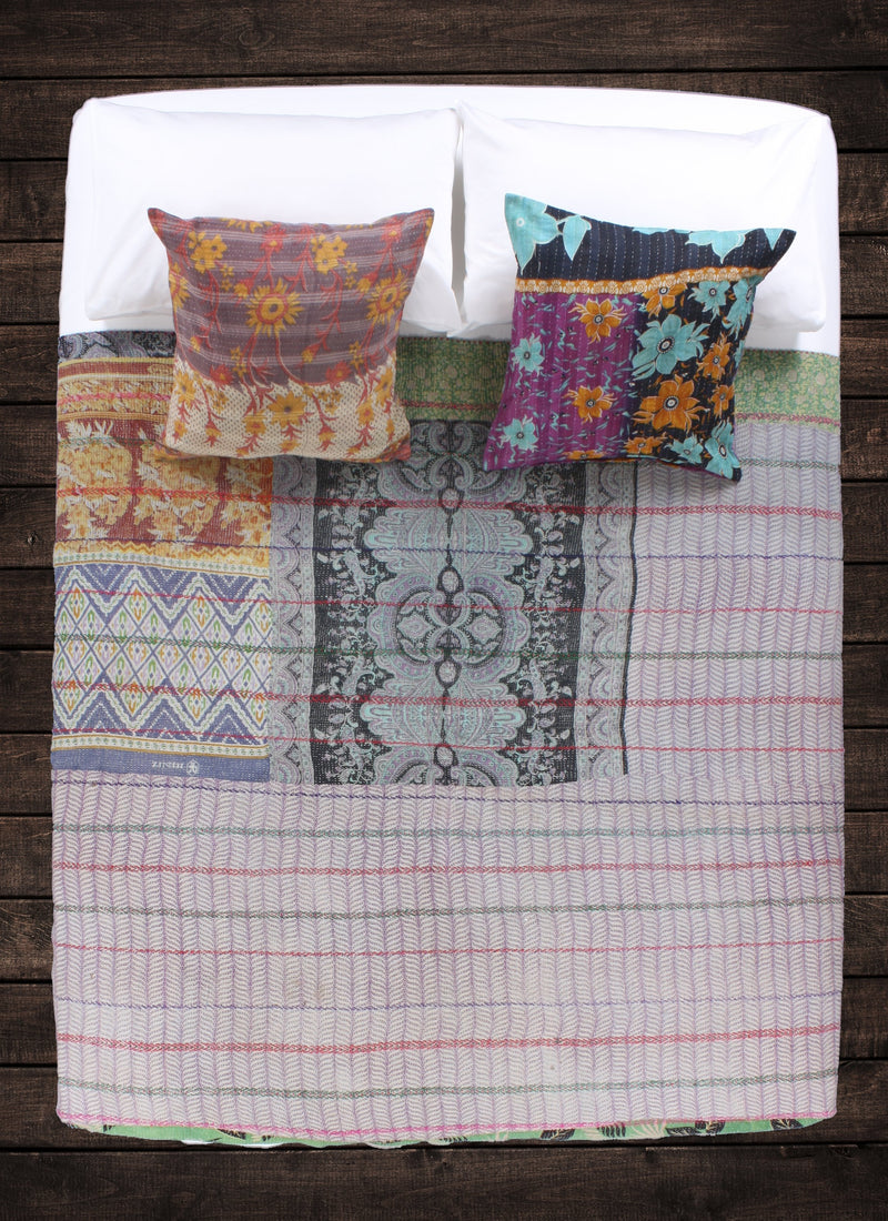 New Penzance Kantha Throw