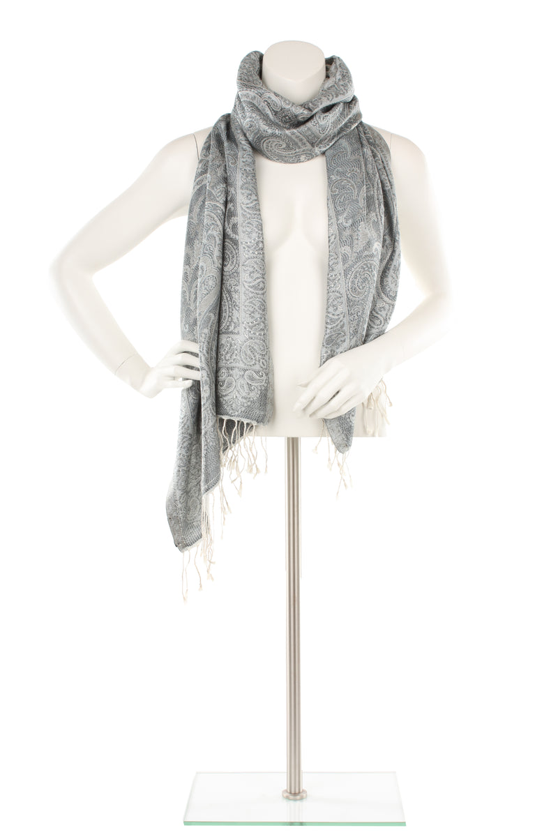 Silk Jamavar Oversized Scarf