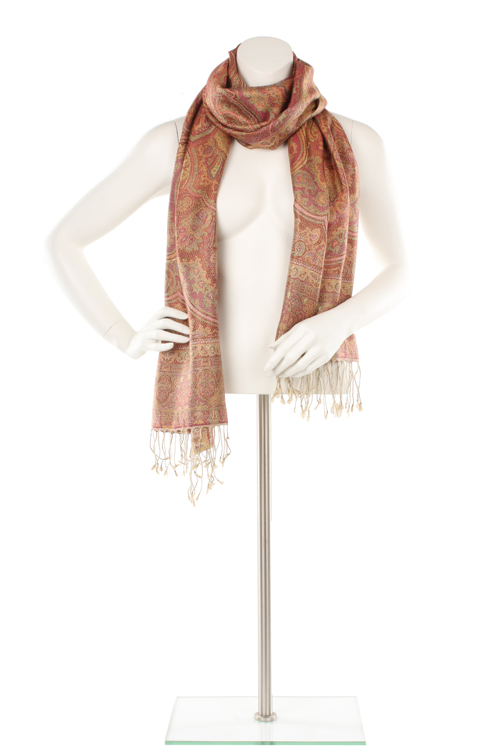 Silk Jamavar Oversized Scarf