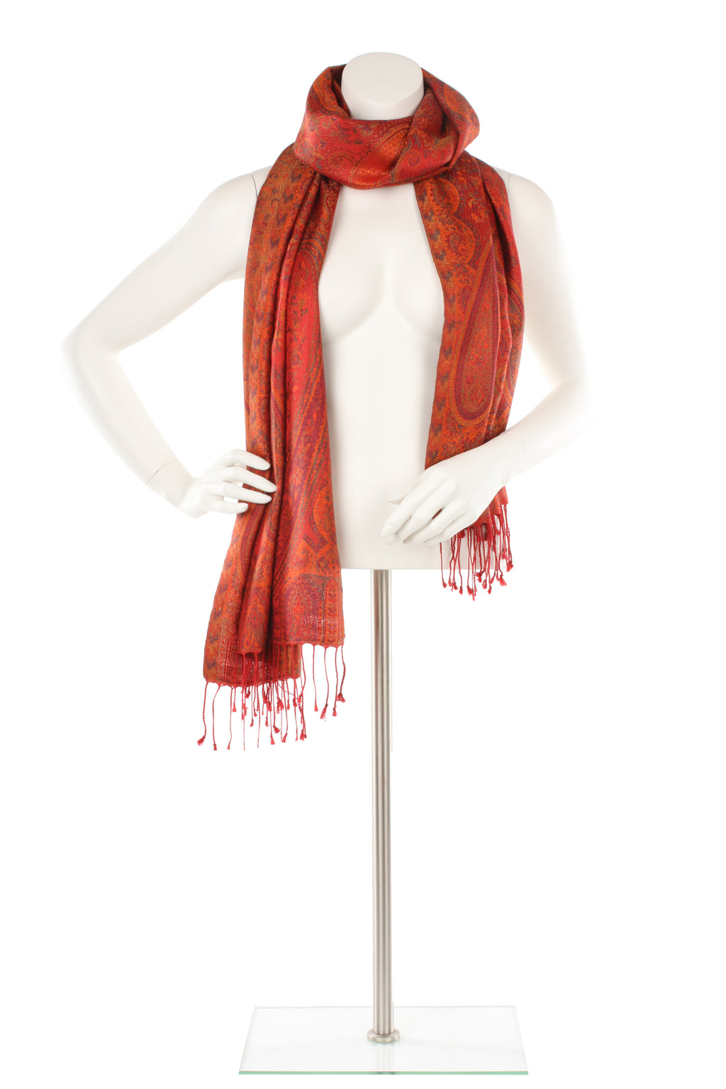 Silk Jamavar Oversized Scarf