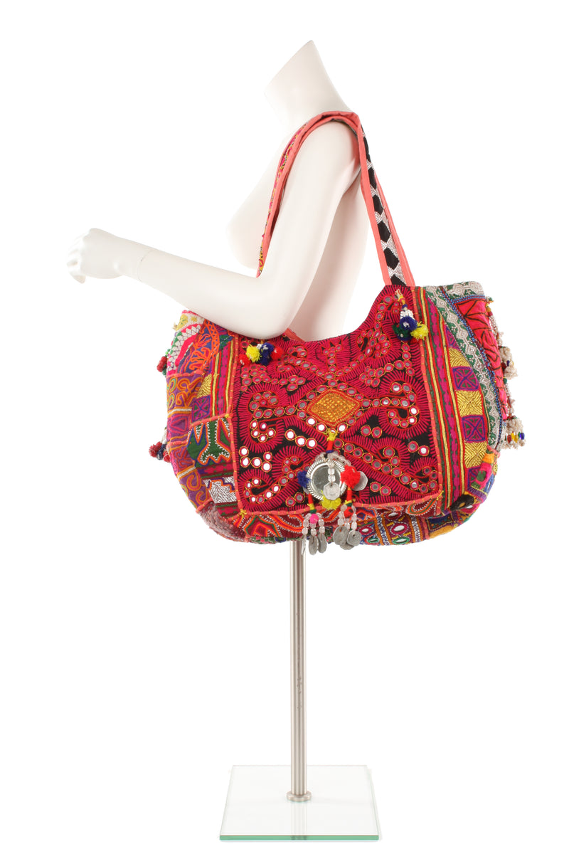 Banjara Zipped Tote