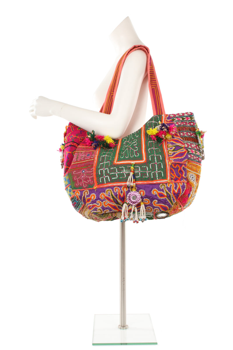 Banjara Zipped Tote