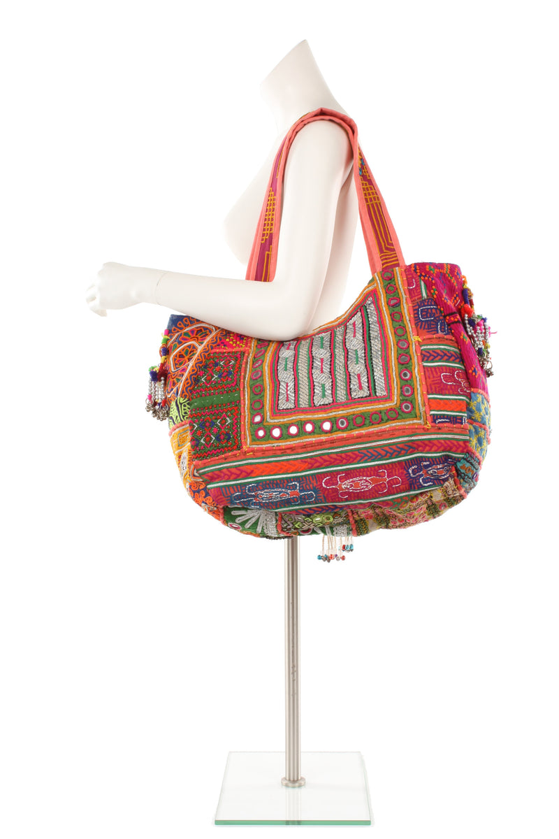 Banjara Zipped Tote