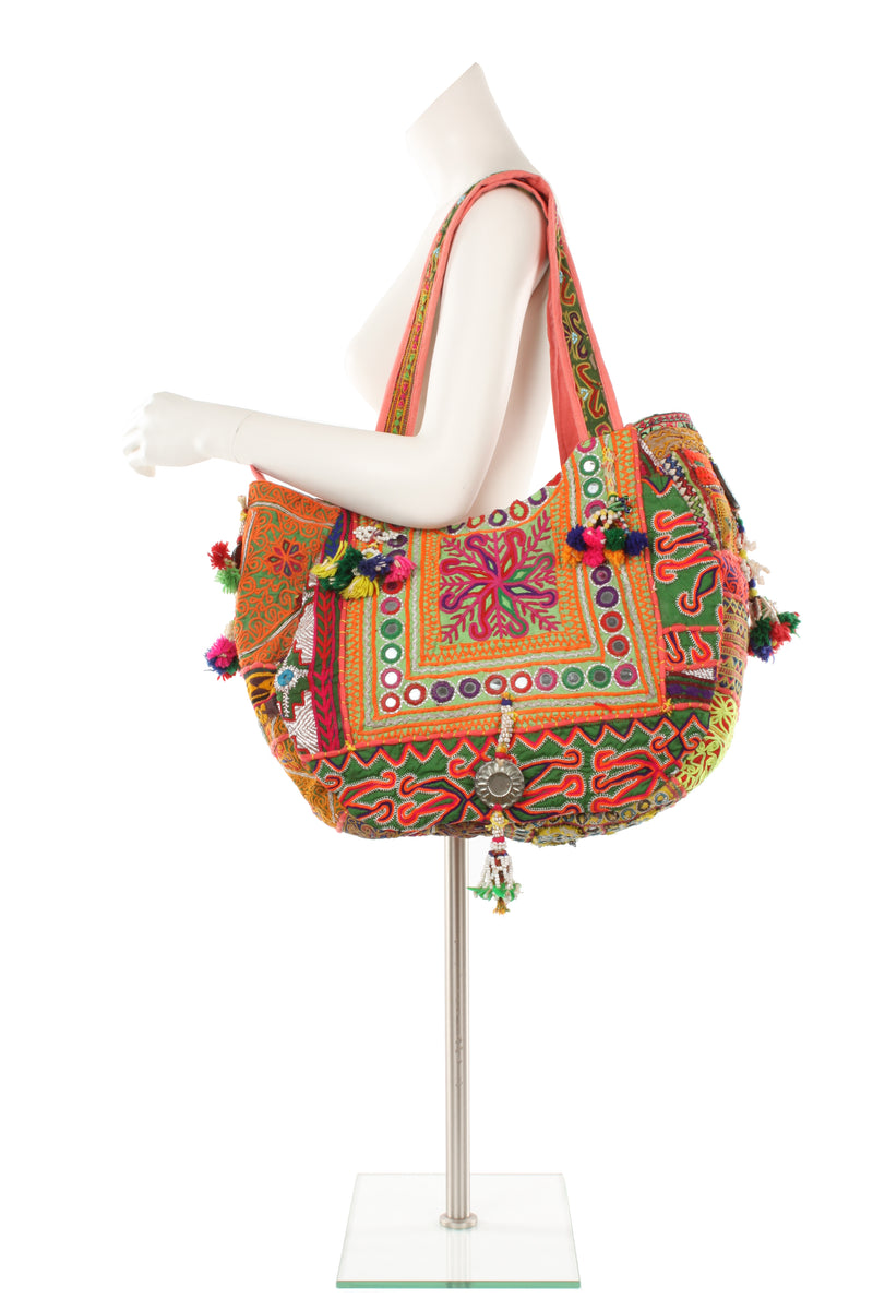 Banjara Zipped Tote