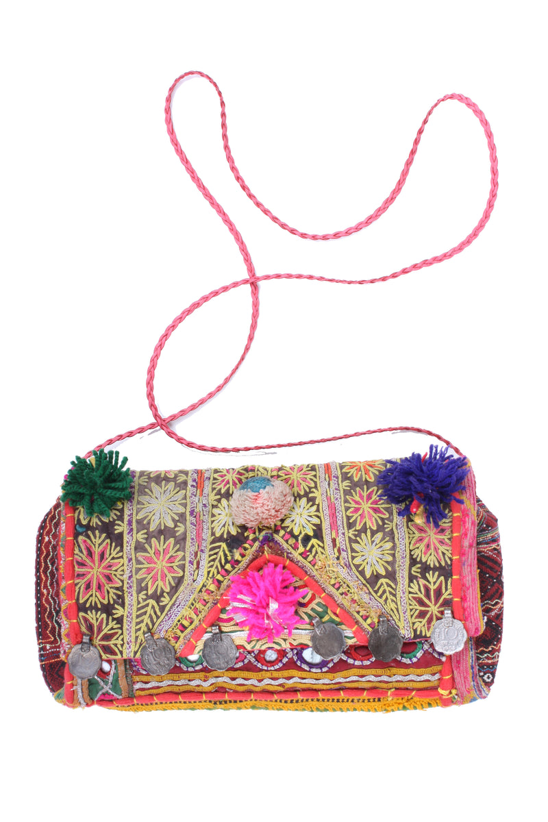 Vintage Embroidered Clutch