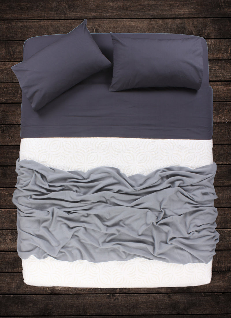 Grey Cashmere Throw