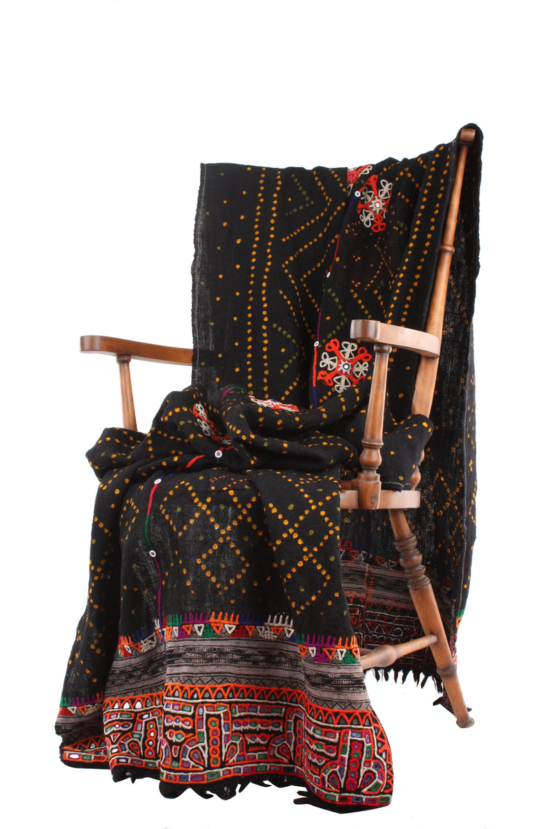 Vintage Banjara Woollen Throw