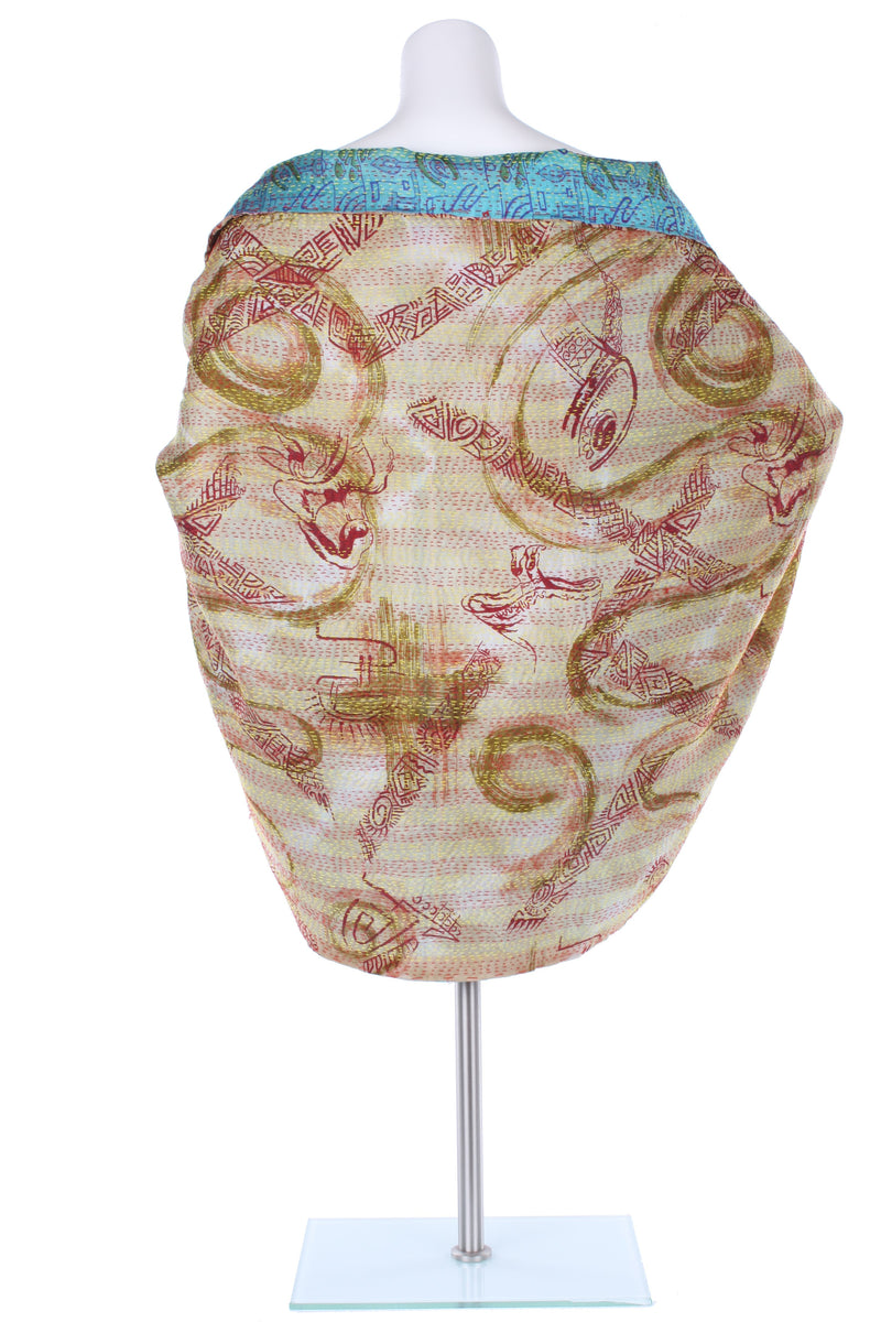 Vintage Silk Kantha Wrap - Egypt