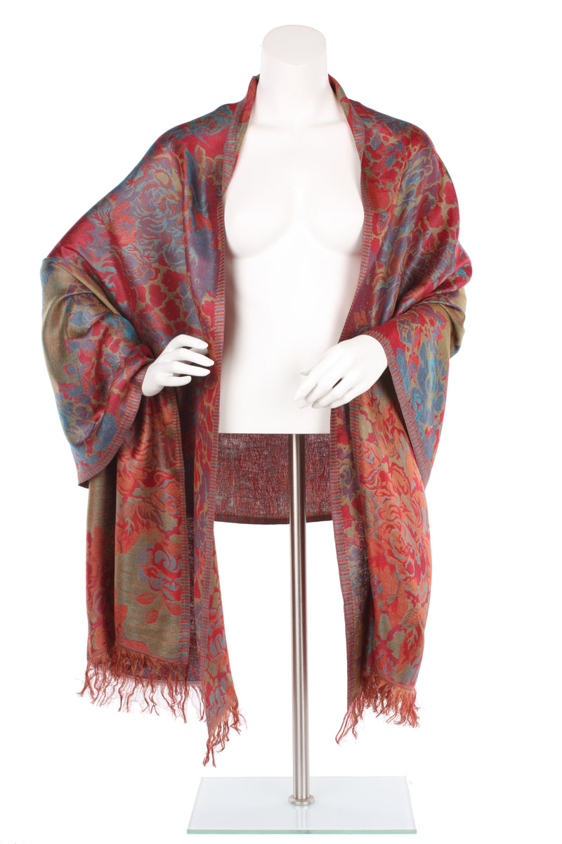 Ruby Arbor Silk Wrap