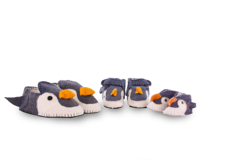 Penguin Baby Booties