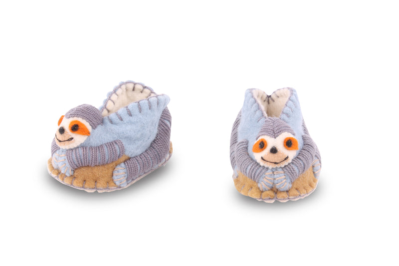 Sloth Baby Booties
