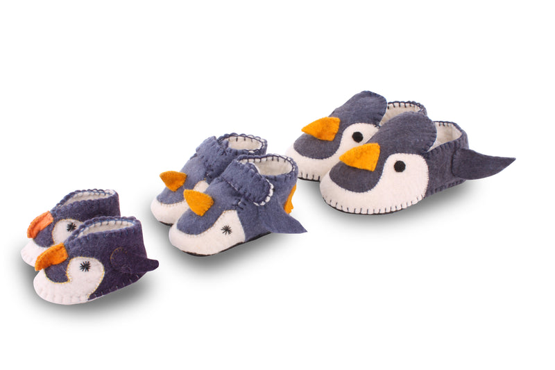 Penguin Baby Booties