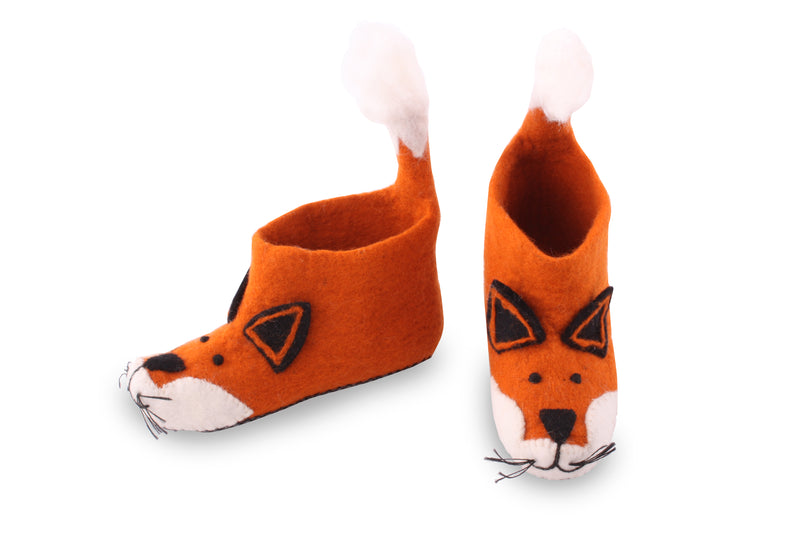 Adult's Fox Slippers