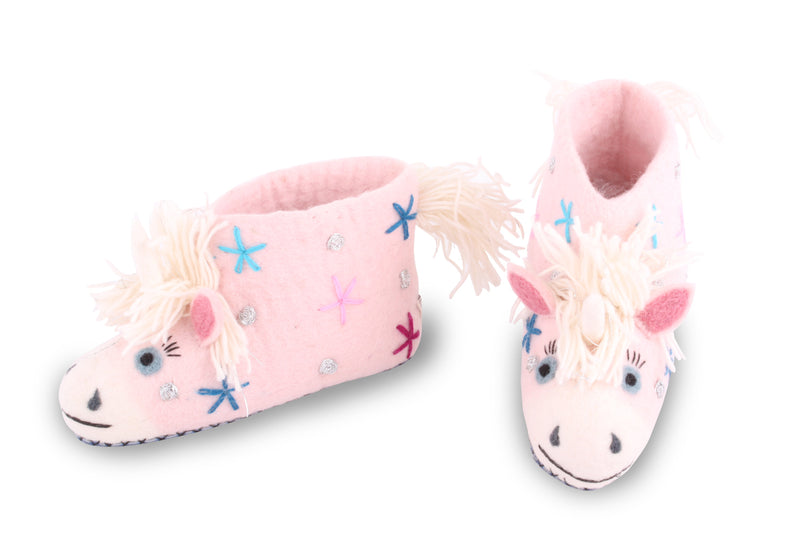 Children's Unicorn Slippers