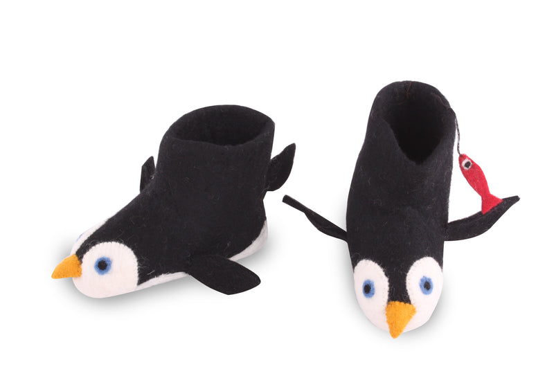 Children's Penguin Slippers