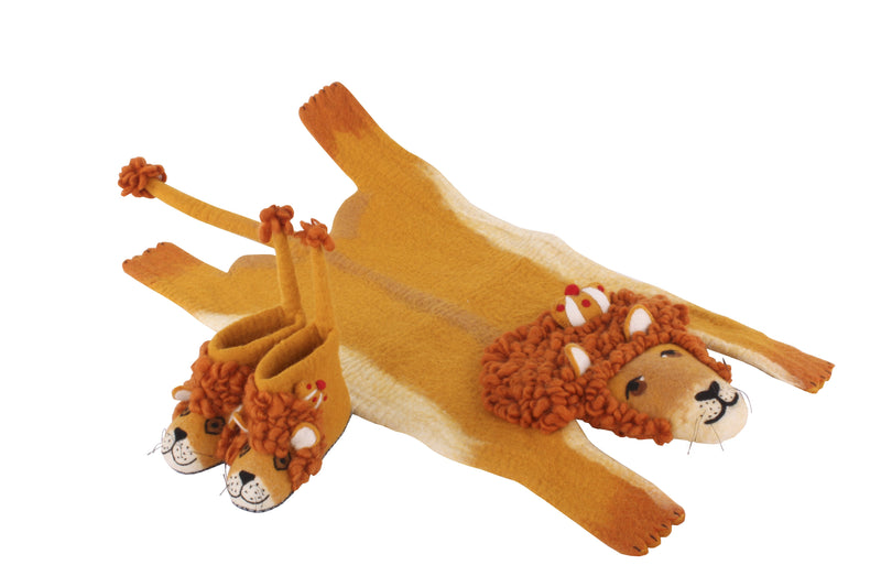 Children's Lion Slippers