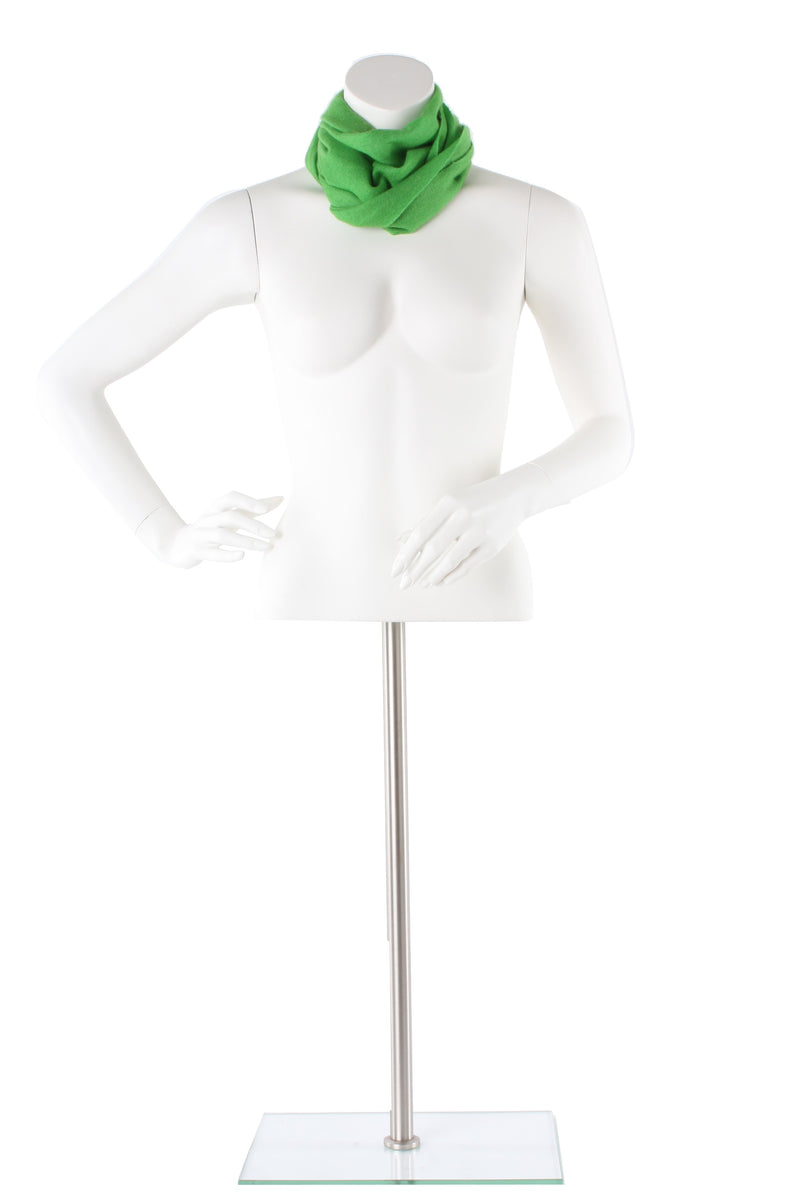 Vivid Green Cashmere Scarf