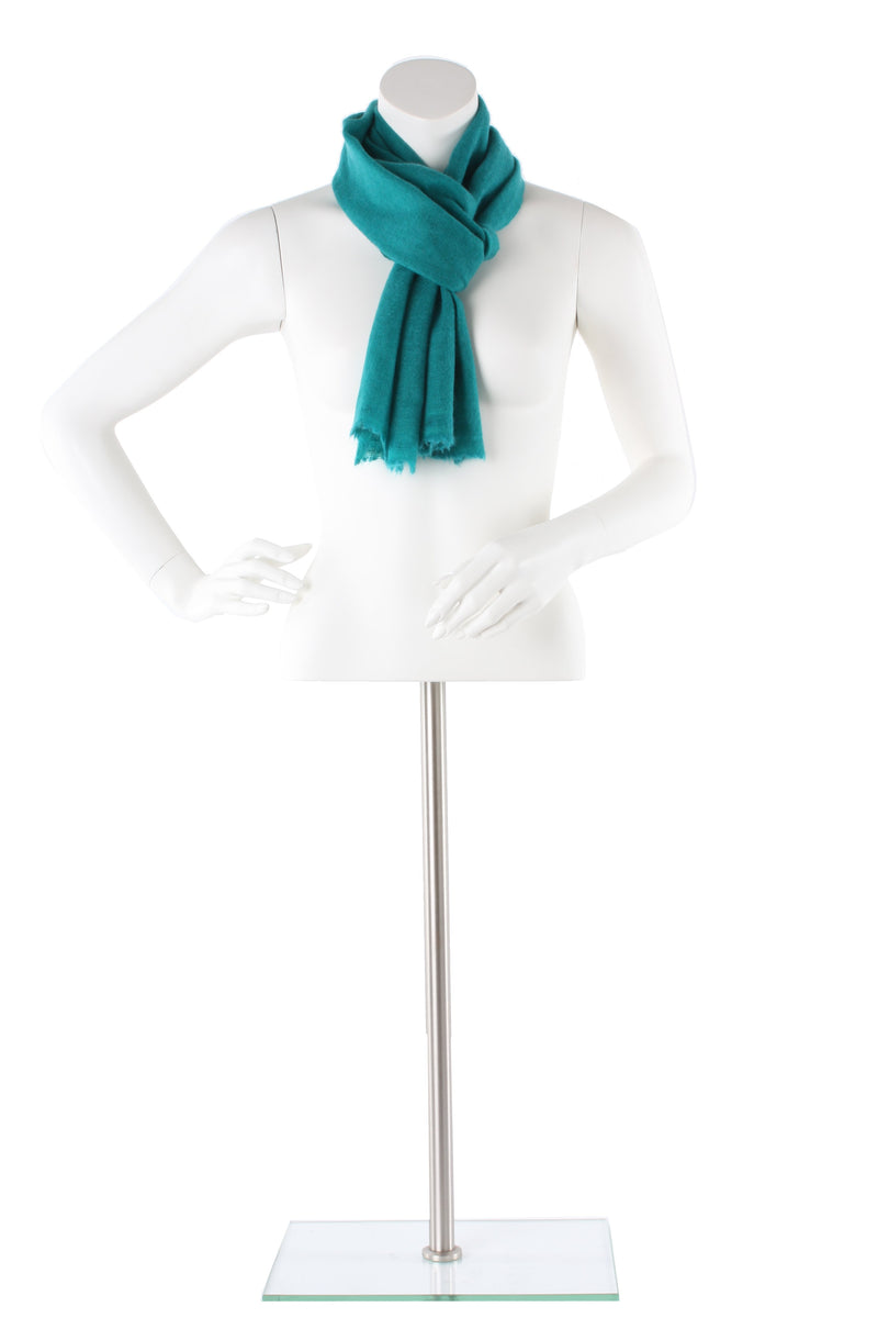 Teal Cashmere Scarf