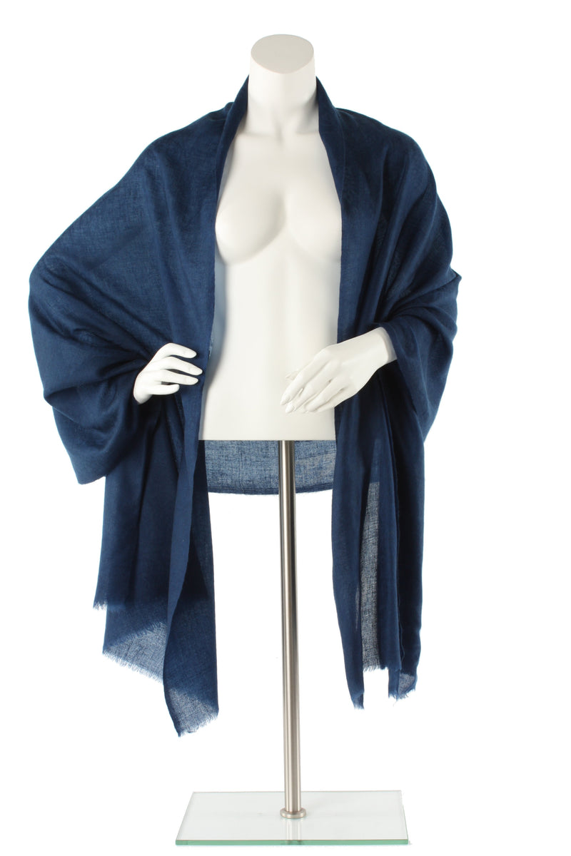 Midnight Luxe Cashmere Oversized Scarf