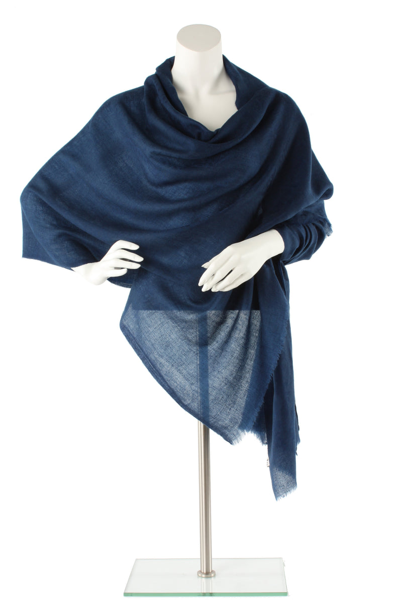 Midnight Luxe Cashmere Oversized Scarf