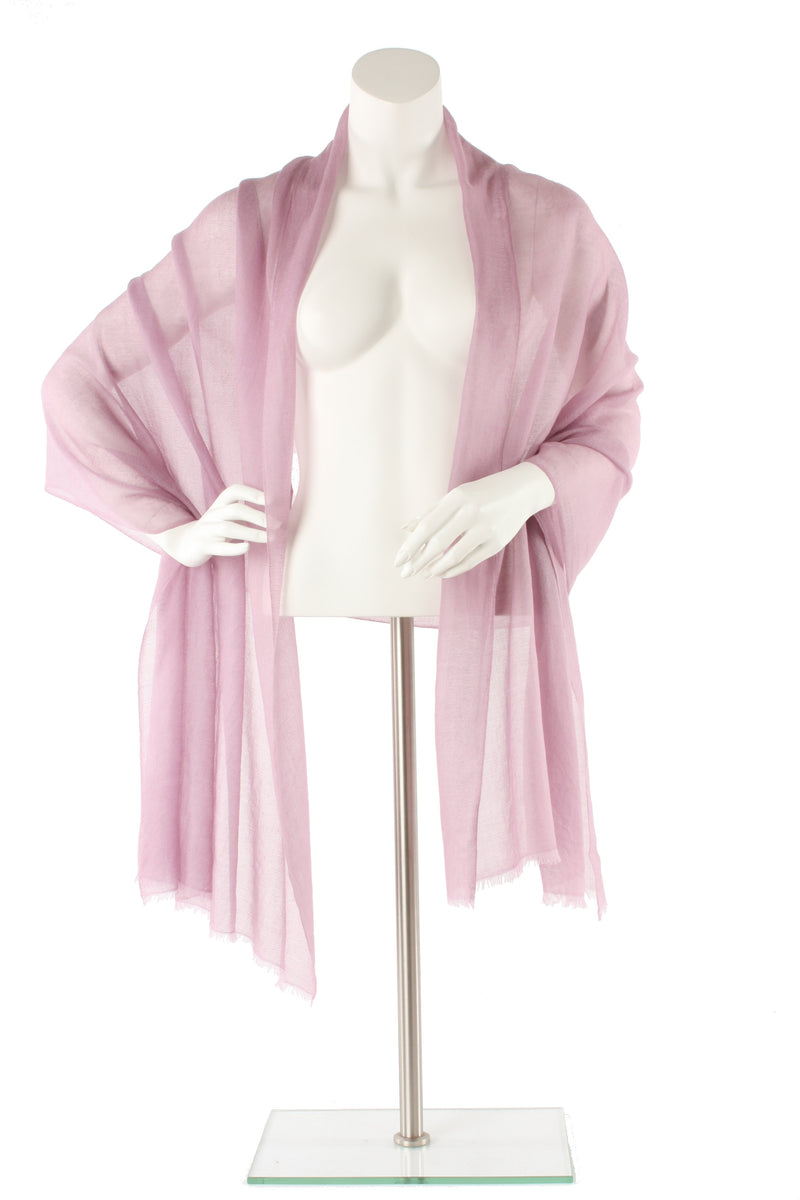 Mauve Slate Luxe Cashmere Oversized Scarf