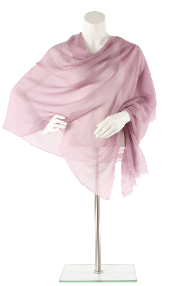 Mauve Slate Luxe Cashmere Oversized Scarf