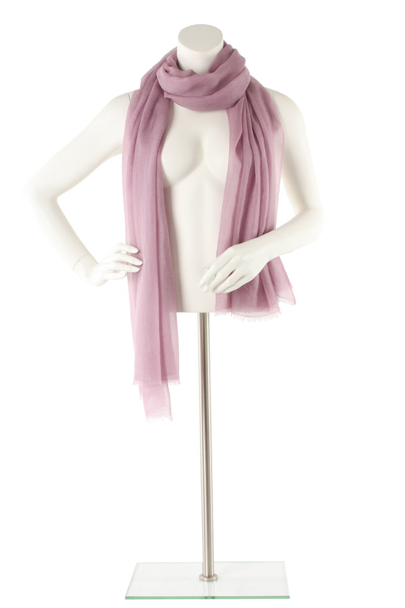 Mauve Slate Luxe Cashmere Oversized Scarf