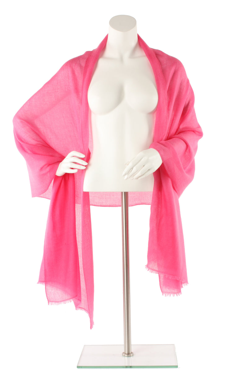 Musk Pink Luxe Cashmere Oversized Scarf