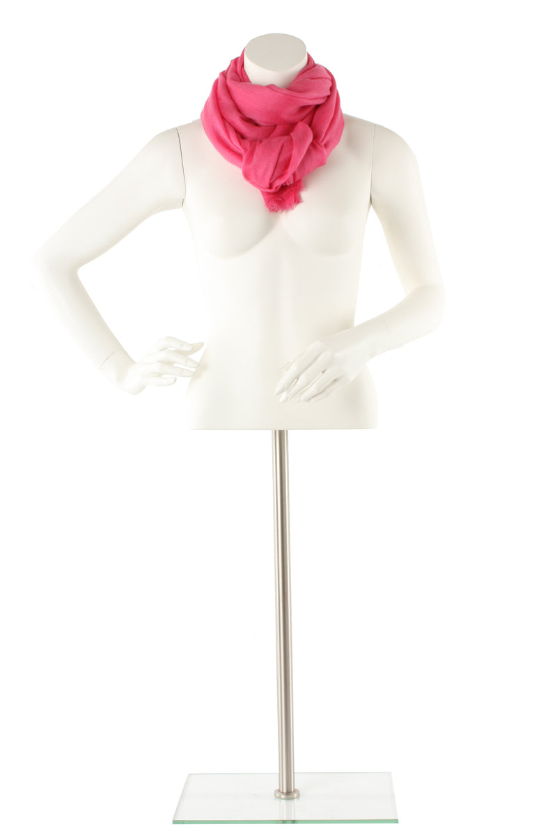 Musk Pink Luxe Cashmere Oversized Scarf
