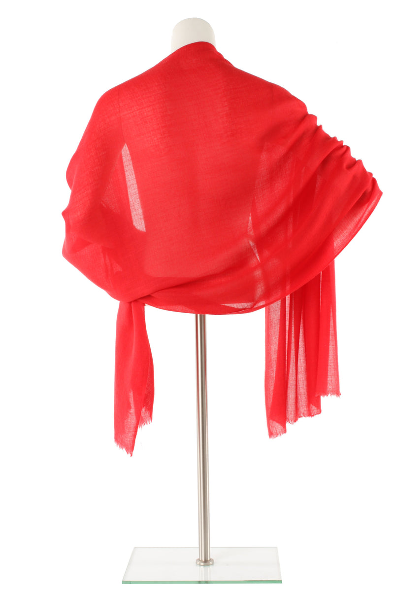 Raspberry Diamond Cashmere Oversized Scarf